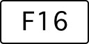 A computer key marked F16.