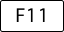 A computer key marked F11.