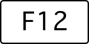 A computer key marked F12.
