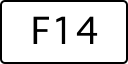 A computer key marked F14.