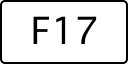 A computer key marked F17.