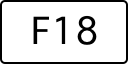 A computer key marked F18.