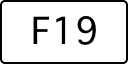 A computer key marked F19.