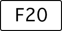 A computer key marked F20.