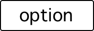 A computer key marked with a the word option.