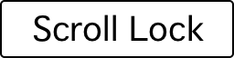 A computer key marked with a the words Scroll Lock.