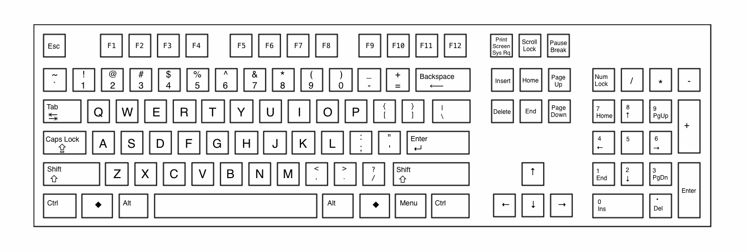 How to draw a computer keyboard  How to draw a keyboard step by step easy   YouTube